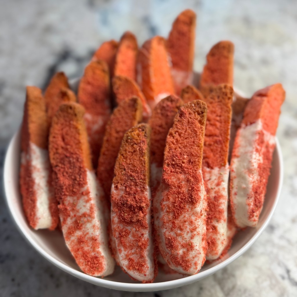 Strawberry Shortcake Bar&nbsp;Biscotti